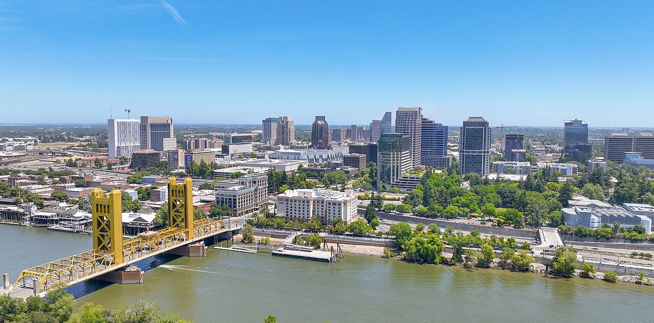 Downtown Sacramento, California skyline